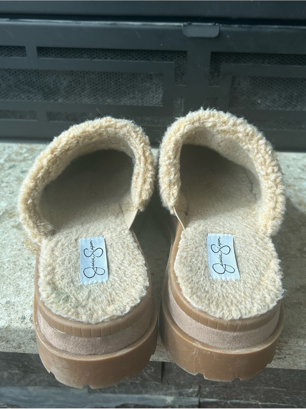 Jessica Simpson Ebriya Platform Geometric Mules/Slippers - Picture 5 of 6